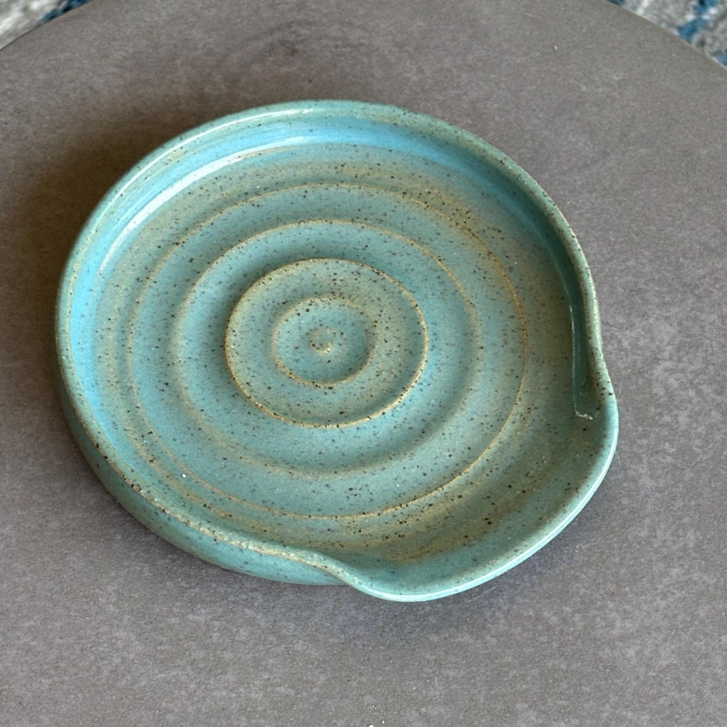 Handmade Ceramic Spoon Rest in Multiple Colors – Pottery Kitchen Utensil Holder - Vakili Art