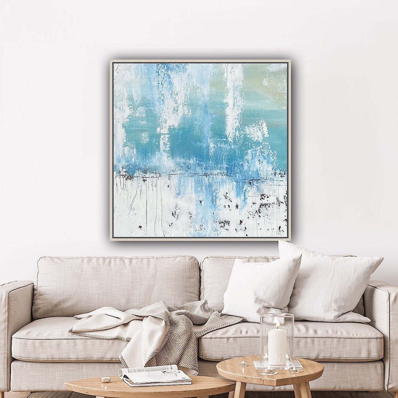 White Sandy Vibes - Denise Vakili Art